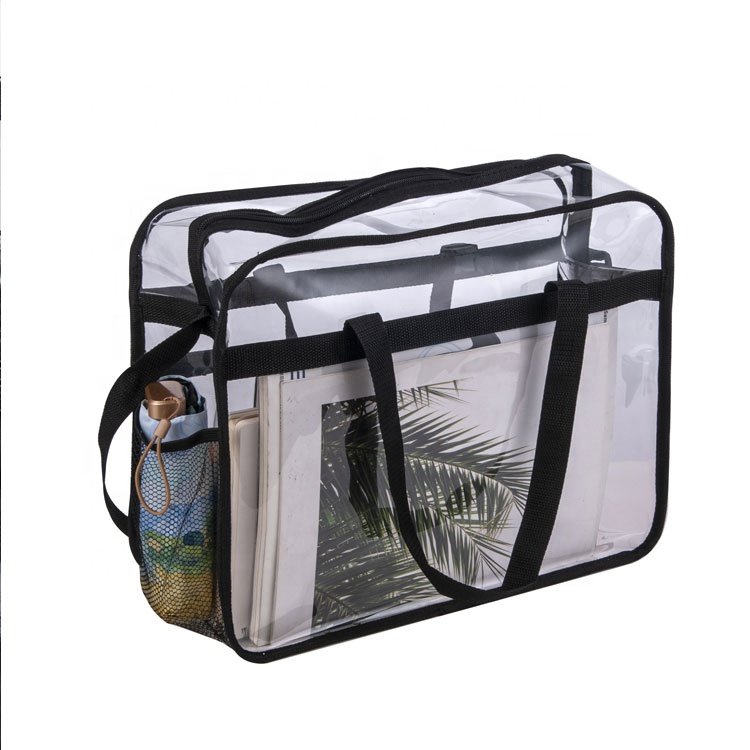 Custom PVC Transparent Tote Crossbody Bag Bolsas De Correo Clear Handbag Sac A Main Femme Carteras Waterproof Tote Bags