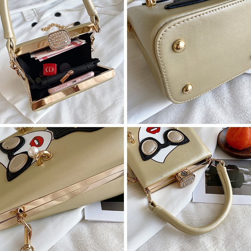 Evening Bag Women Luxury Acrylic Chain Handle Bucket Bags Box Ins Tote Hand bagMessenger Bag Fashion Crossbody Clutch Banquet