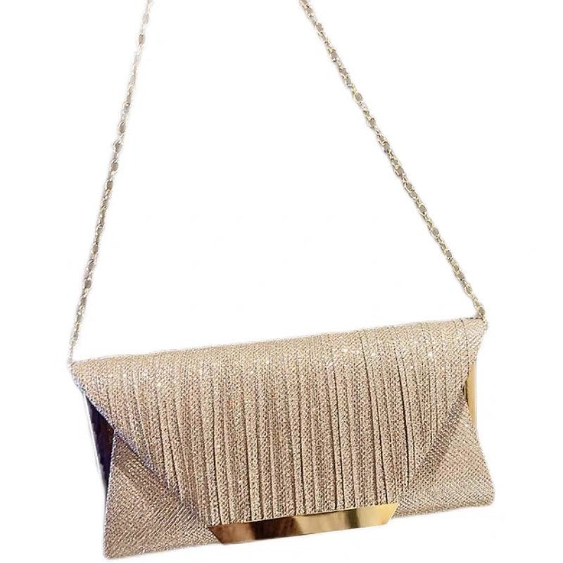 Hot Sale Pearl Bride Bag Dazzling Crystal Rhinestone Cosmetic Dress Bag Fabric Wedding Dress Garment Evening Clutch Bags