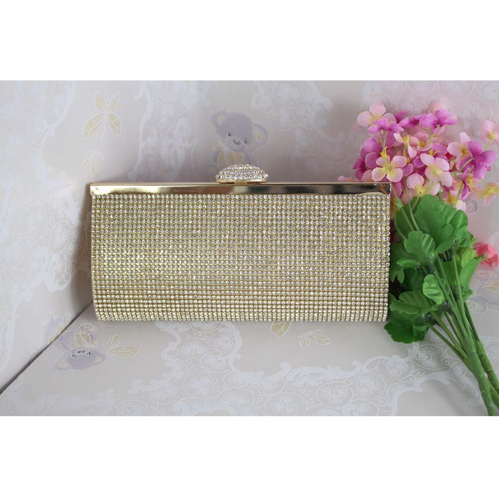 Ladies Party Diamond-studded Shiny Shoulder Diagonal Clutch Wrist Bag Handbag for Women Wholesale Rhinestone Evening Bag
