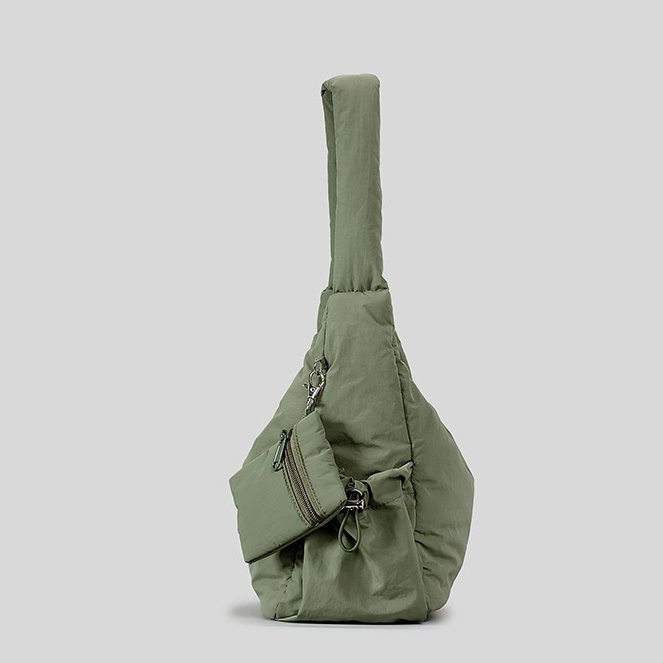 2024 Puff Handbag Woman Quilted Puffy Tote Shoulder Bag Soft Nylon Puffer Padded Shoulder Tote Bag Carryall Puffy Purse