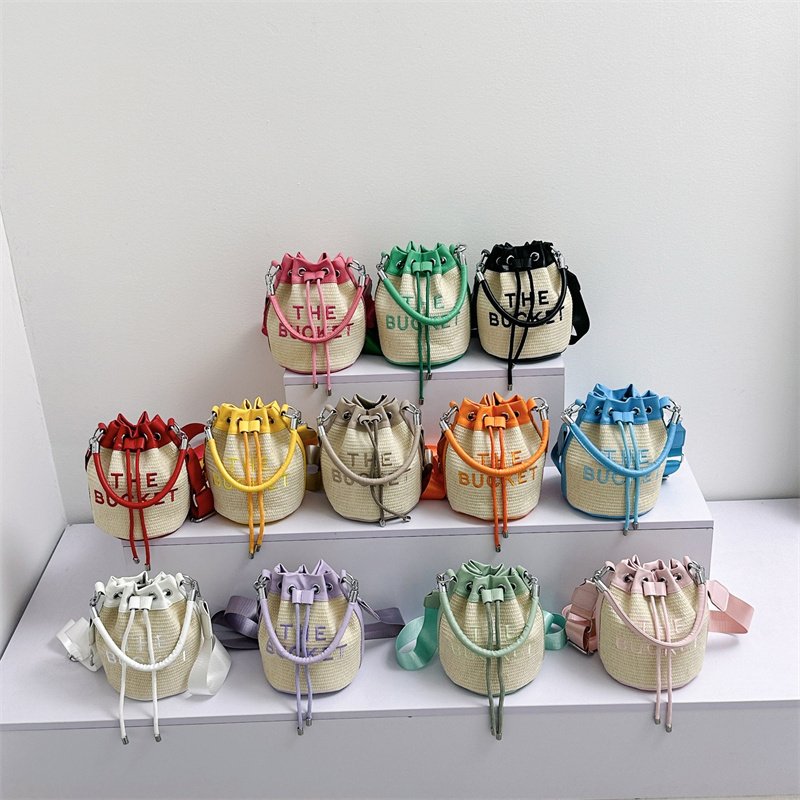 Latest Evening Bags Trendy Brand Designer Woven Bucket Bags With Removable Shoulder Strap For Women Handbags And Purse