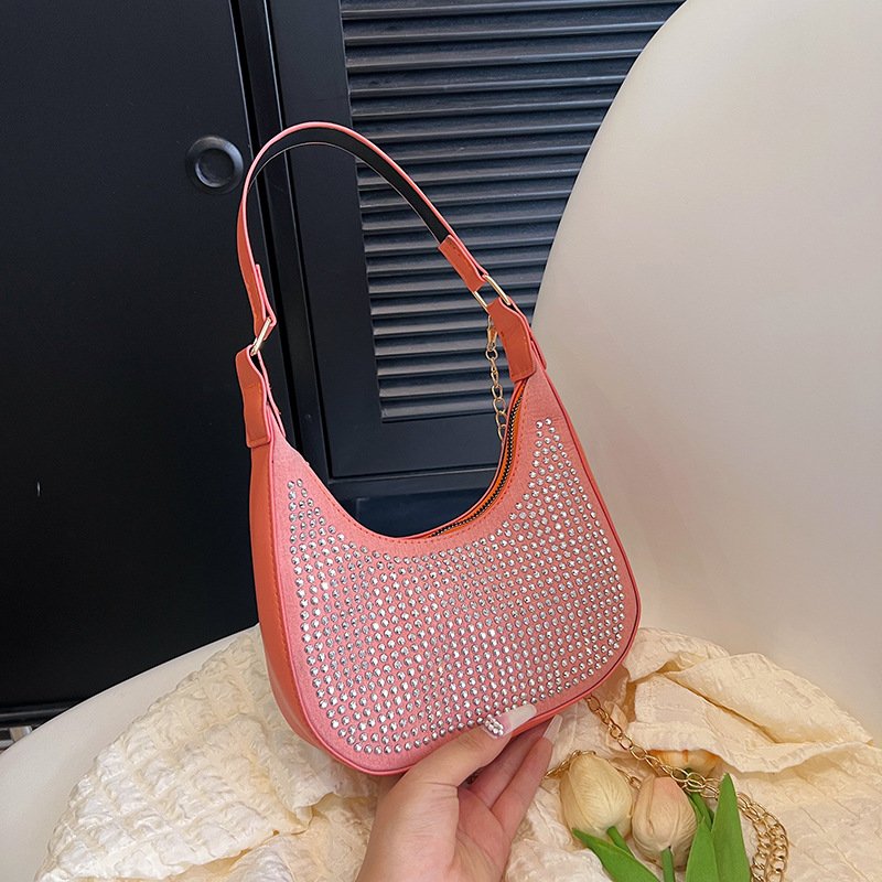 Designer Women's Full Rhinestones Woman Bags Crossbody Shoulder Bag Evening Shinny Crystal Clutch Purse And Handbags