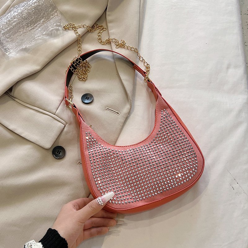 Designer Women's Full Rhinestones Woman Bags Crossbody Shoulder Bag Evening Shinny Crystal Clutch Purse And Handbags