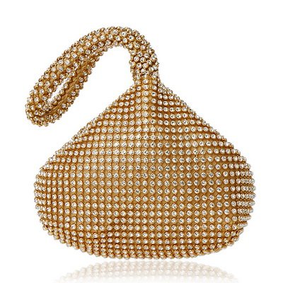Classic Soft Women Evening Bags Rhinestones Clutches Silver Black Gold Crystal Club Party Handbags