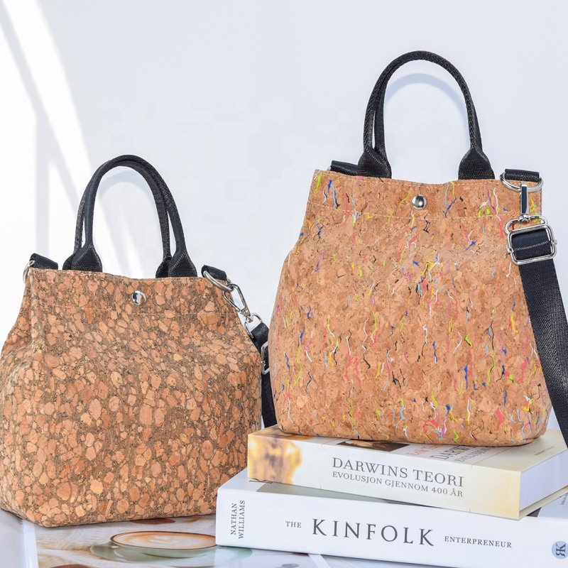 Girls Ladies Hot Cork Fashion bags Leather Women Shoulder Hand bag Vintage Crossbody bag