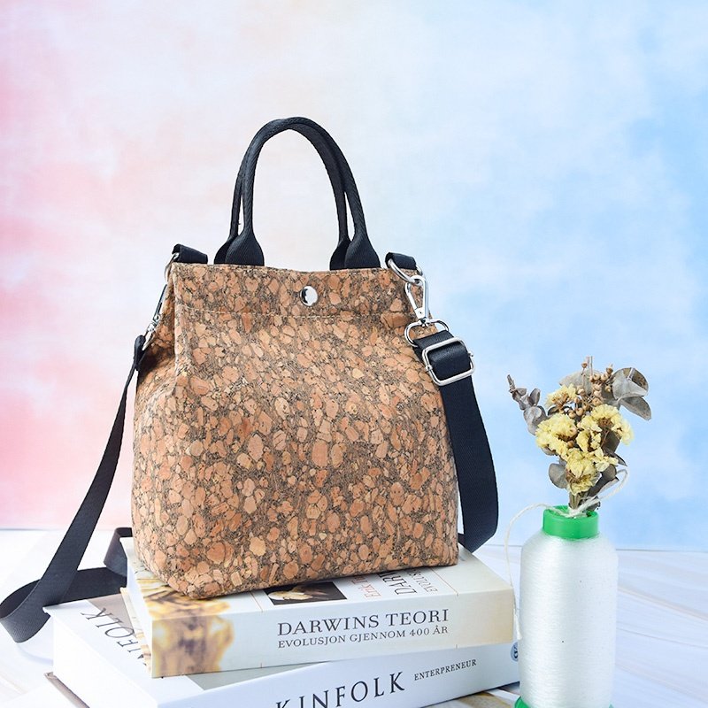 Girls Ladies Hot Cork Fashion bags Leather Women Shoulder Hand bag Vintage Crossbody bag