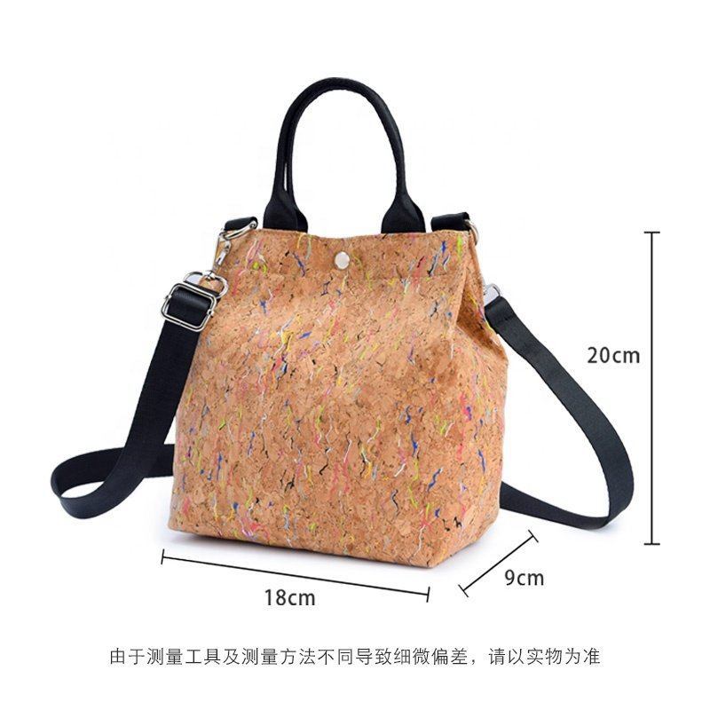 Girls Ladies Hot Cork Fashion bags Leather Women Shoulder Hand bag Vintage Crossbody bag