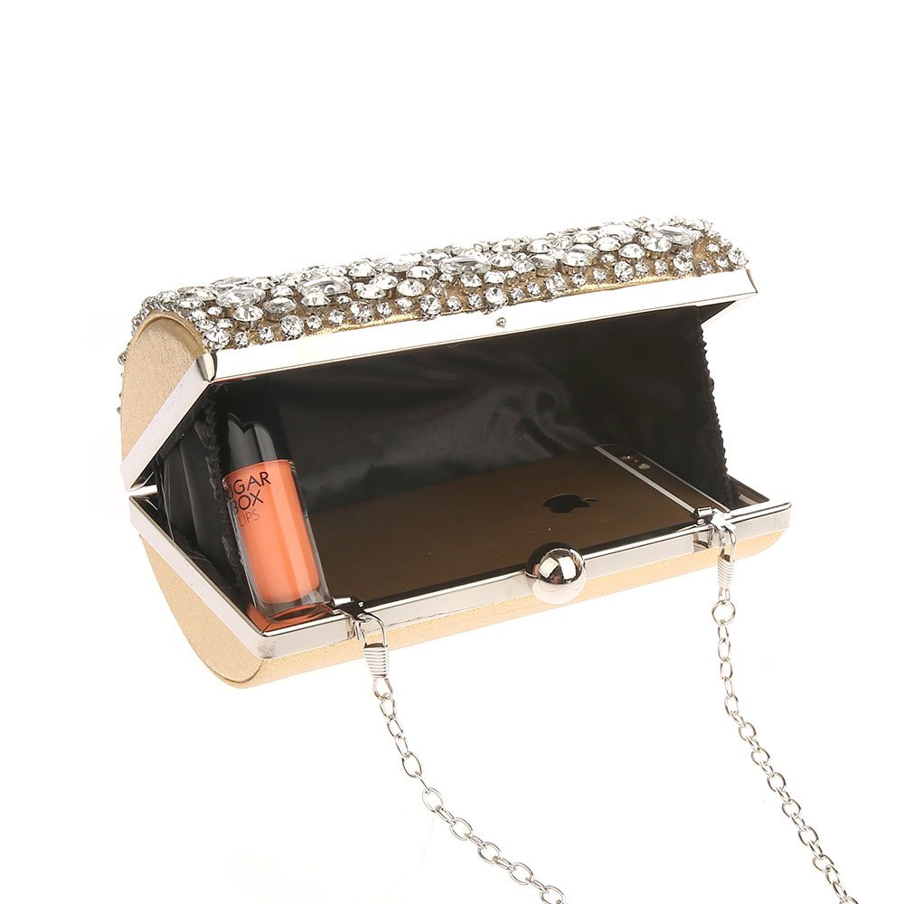 2020 Luxury Crystal Women Silver Rhinestone Clutch Evening Bag