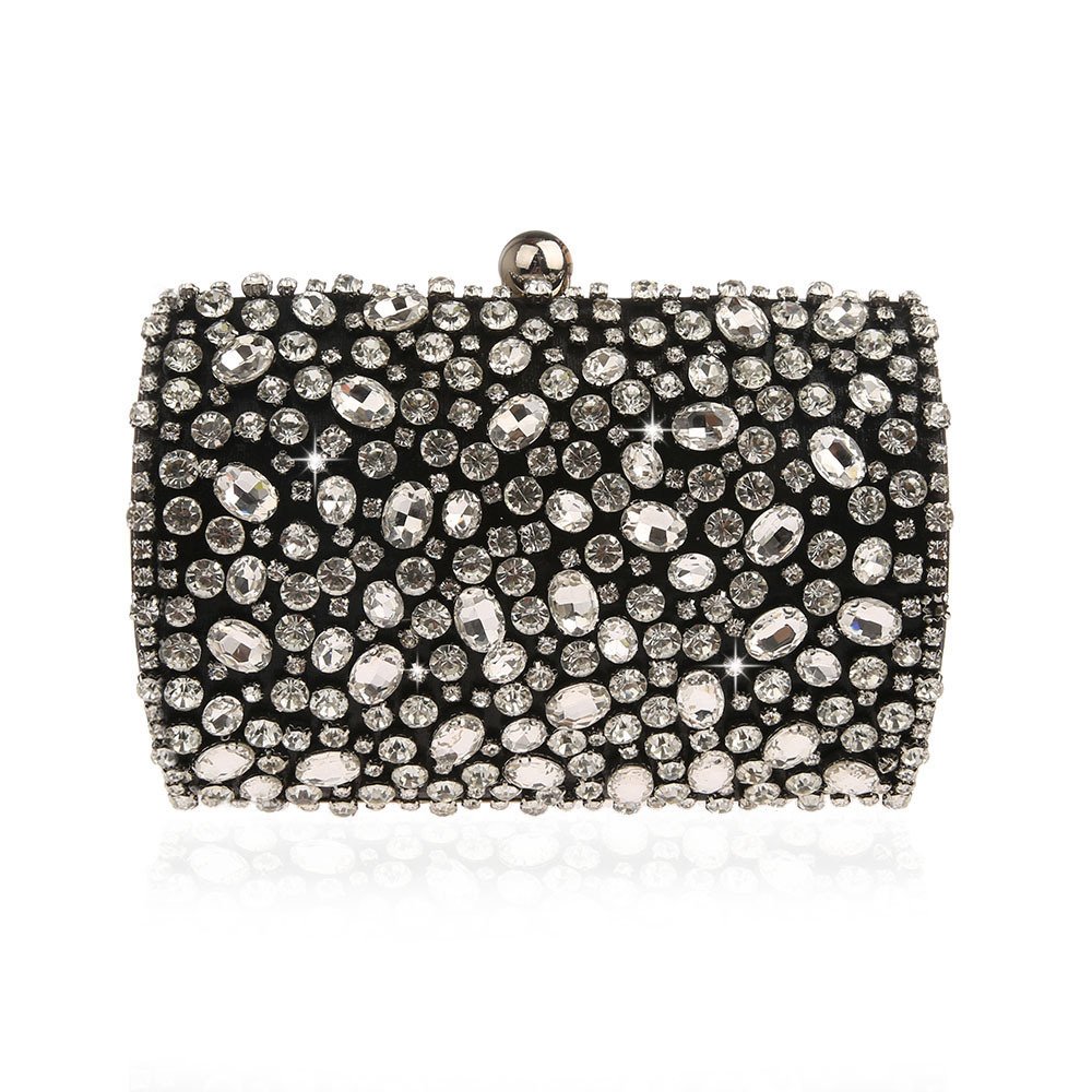 2020 Luxury Crystal Women Silver Rhinestone Clutch Evening Bag