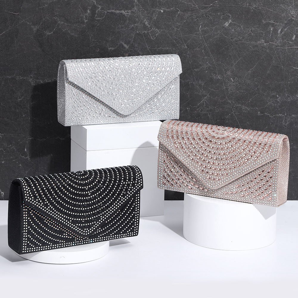 women bling party wedding clutch evening bag