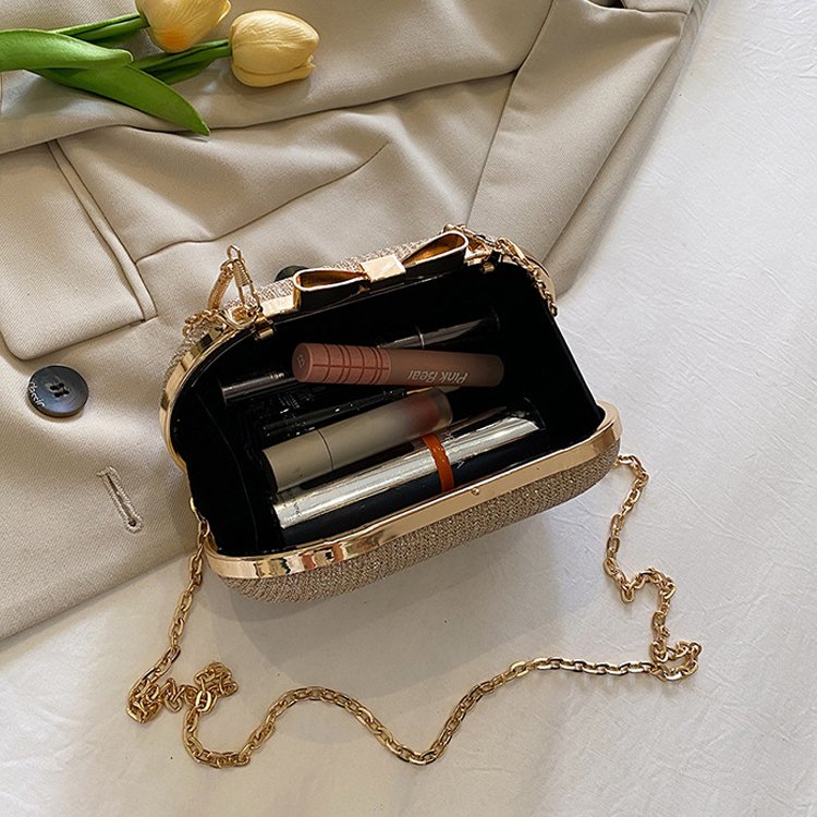 Wholesale rhinestone shoulder bag fashion luxury ladies chain bags women rhinestone clutch evening bags 2023