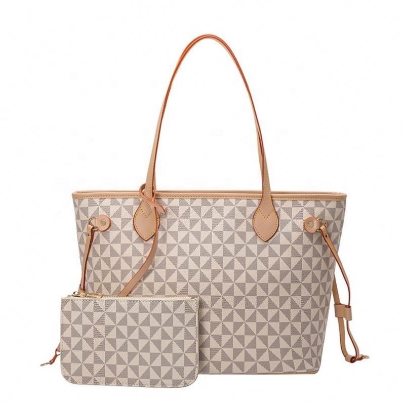 2024 High Quality sac a main femme Women Famous Brands Designer Ladies Luxury women's tote bag set with custom printed logo
