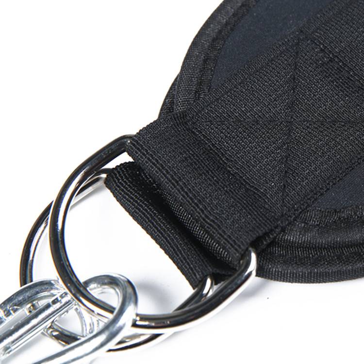 Gear belt pulls up the bell
