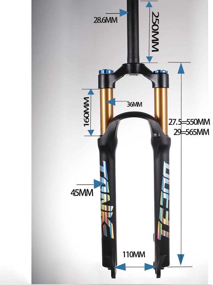 Carbon passenger TANKE Mountain Bicycle British Blood Pressure In front fork gold tube 26/27.5/29 -inch shoulder -control wire control can be turtle and rabbit