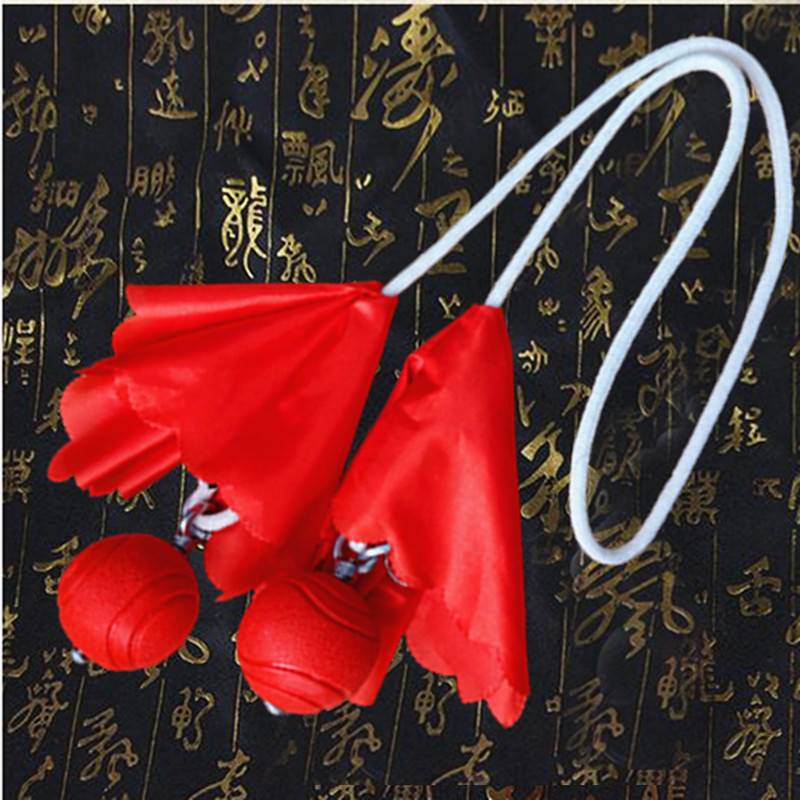 Martial Arts Meteor Hammer Hammer Mind Rubber Plaza Dance Mid -Elderly Fitness Double Ball Ball Nine -Festival Plus Practice Training Rope Baijiabuki