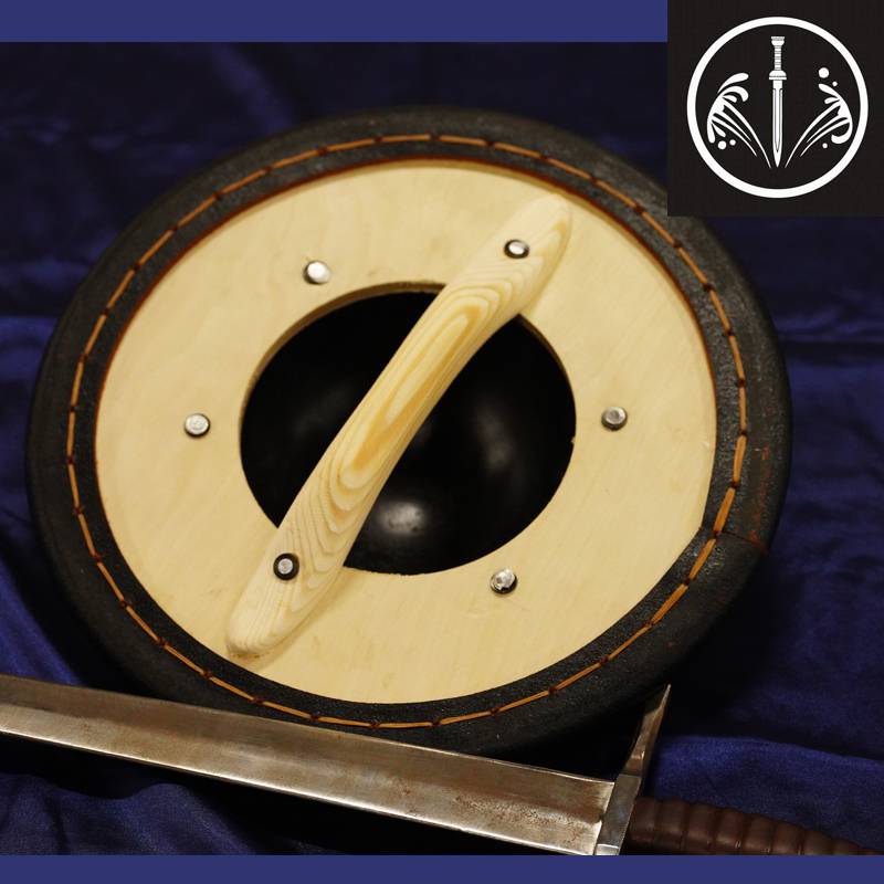 HEMA Bing Steel Sword Small Circle Shield Buckler Bologna i33 small round shield protective gear
