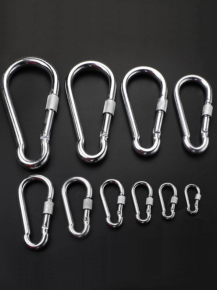 Extragal 12 14 16 18 20 Outdoor Mountaineering Tie Iron Galvanized Safety Insurance Links Ultra -Large Spring Fastener