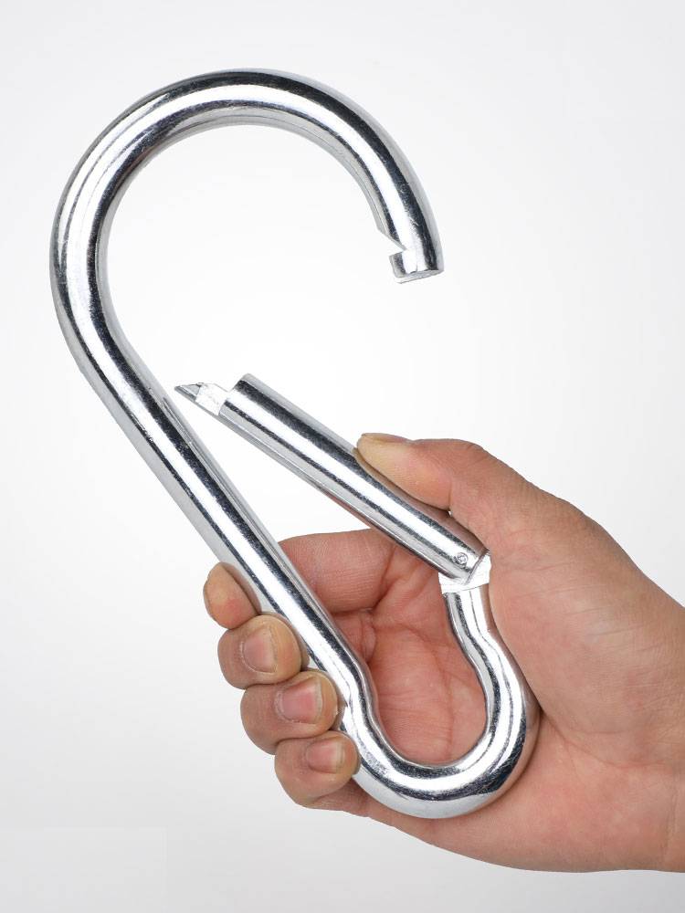 Extragal 12 14 16 18 20 Outdoor Mountaineering Tie Iron Galvanized Safety Insurance Links Ultra -Large Spring Fastener