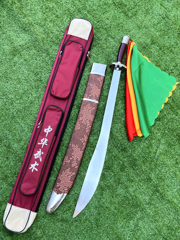 Martial arts knife soft knife, knife, flower knife, Taiji knife, morning exercise adult children's performance knife fitness competition, not open blade