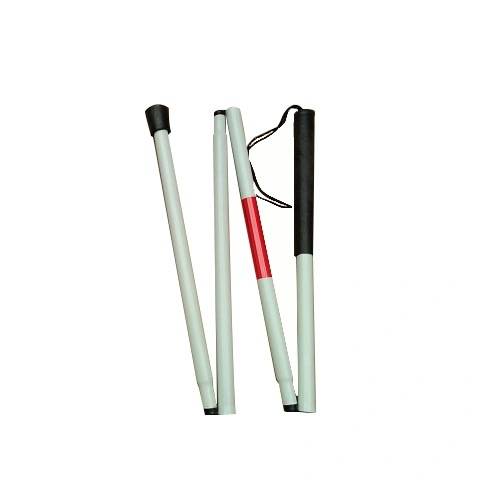Blind blindness lever titanium alloy anti -slip guidance blind stick cane ultra -light guidance blind stick blind stick contraction and retractable rod strong
