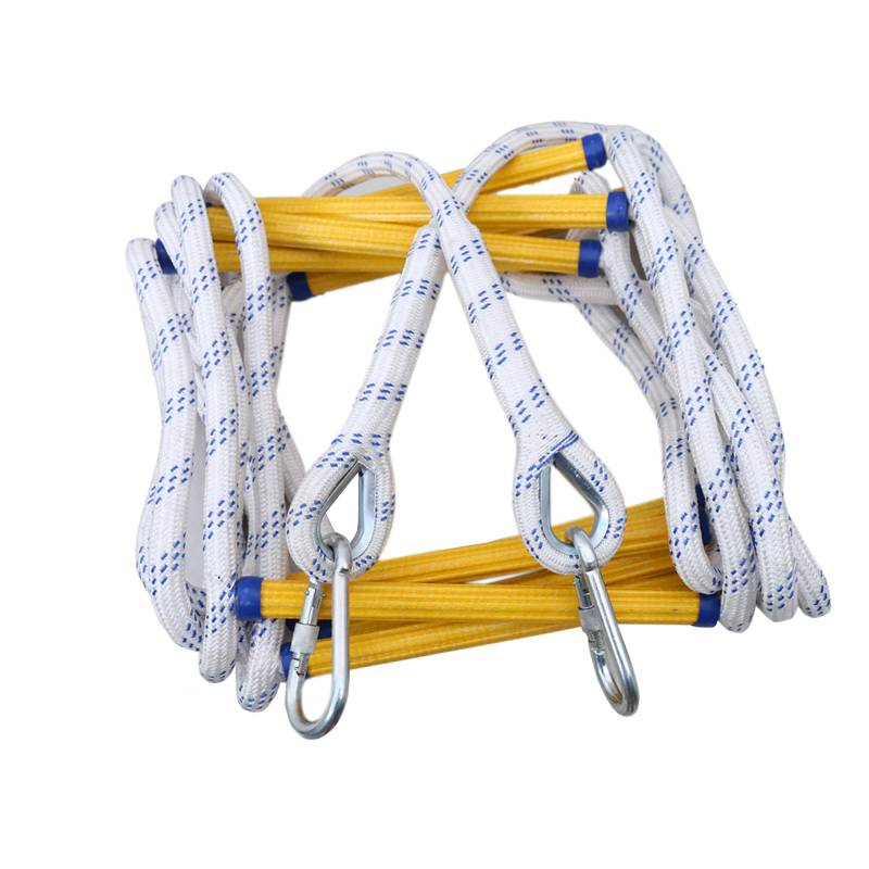 Rescue home rope ladder check -resistant anti -slip soft ladder training climbing life safety rope ladder engineering resin rope ladder