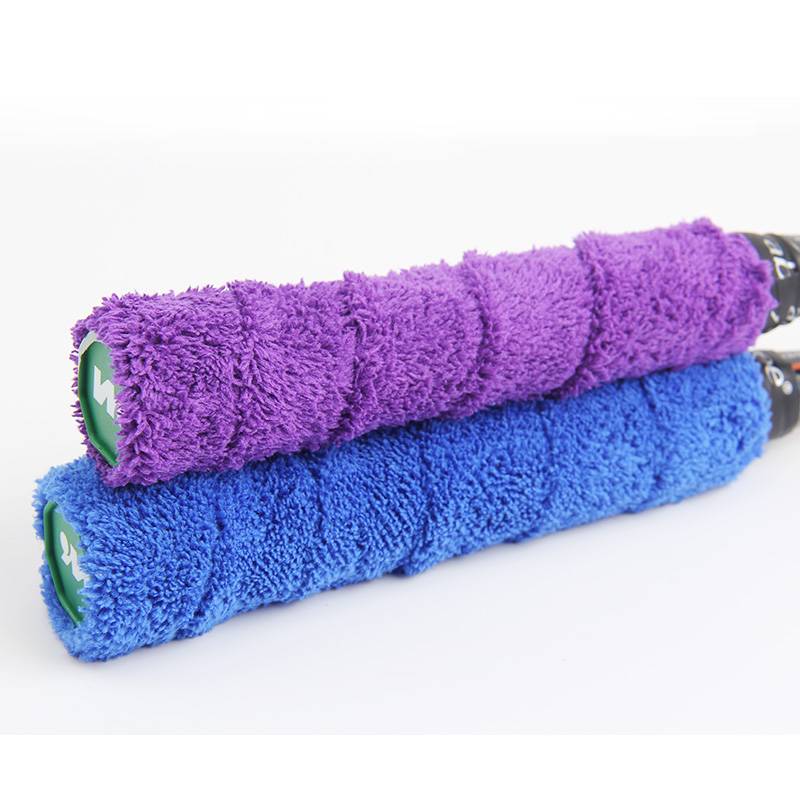 Towel rubber badminton large plate towels hand glue badminton racket net racing fish rod entangled strap long hair sucking sweat
