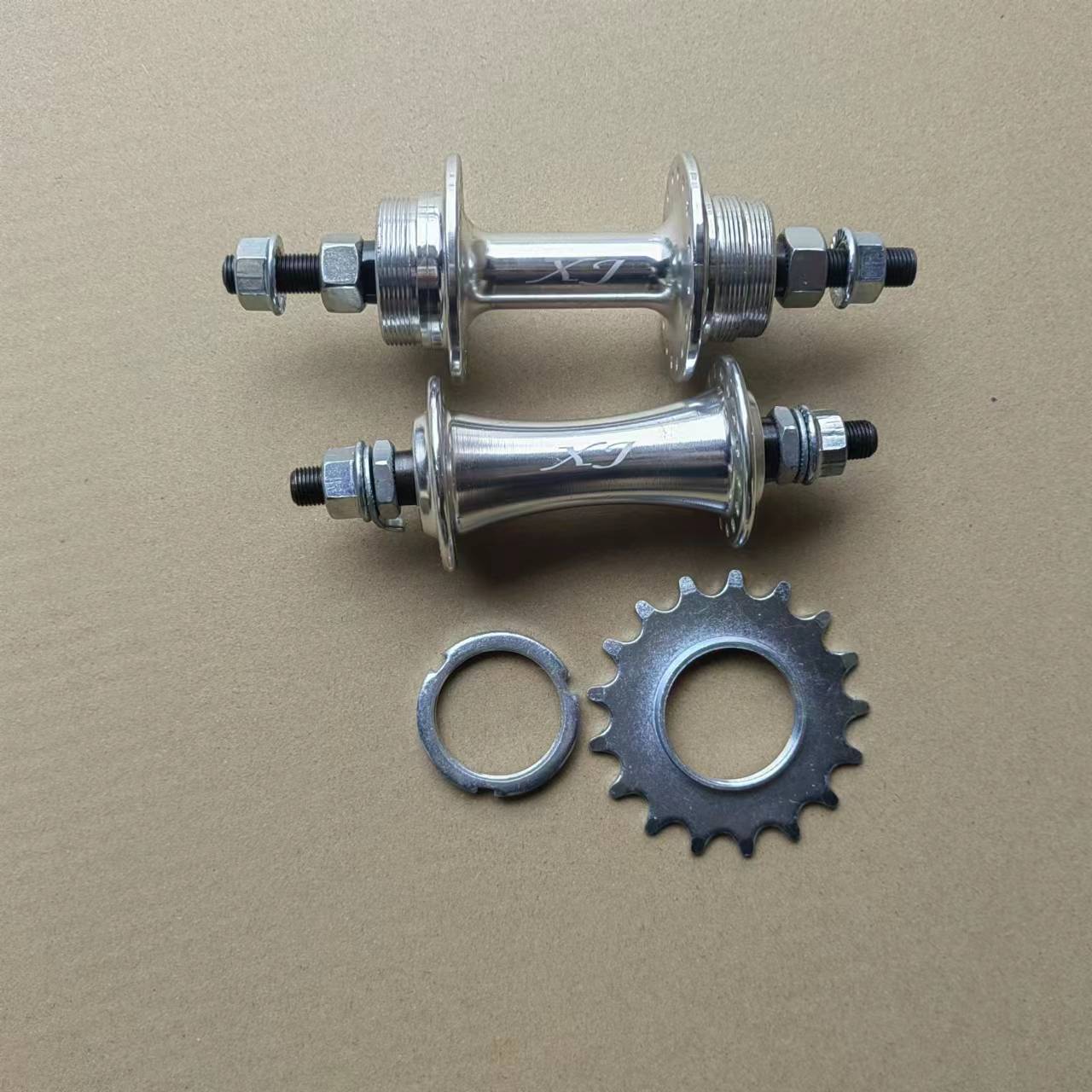 Dead flying small ears retro XJ aluminum alloying flower drum solid teeth real dead fly ride double flywheel 32 hole xj big ear loose beads