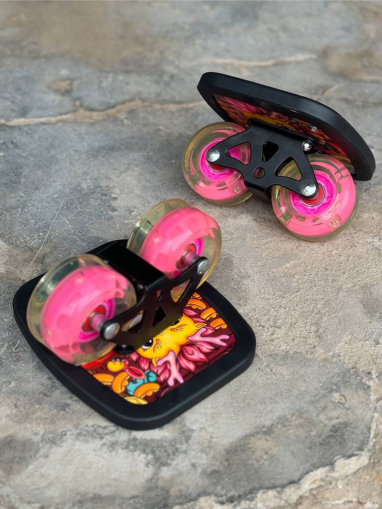 Bufan from the Fanfan Painted Maple Wood Shock Drilling Board Professional Adult Children's Skating Patrol Patrol Step Body