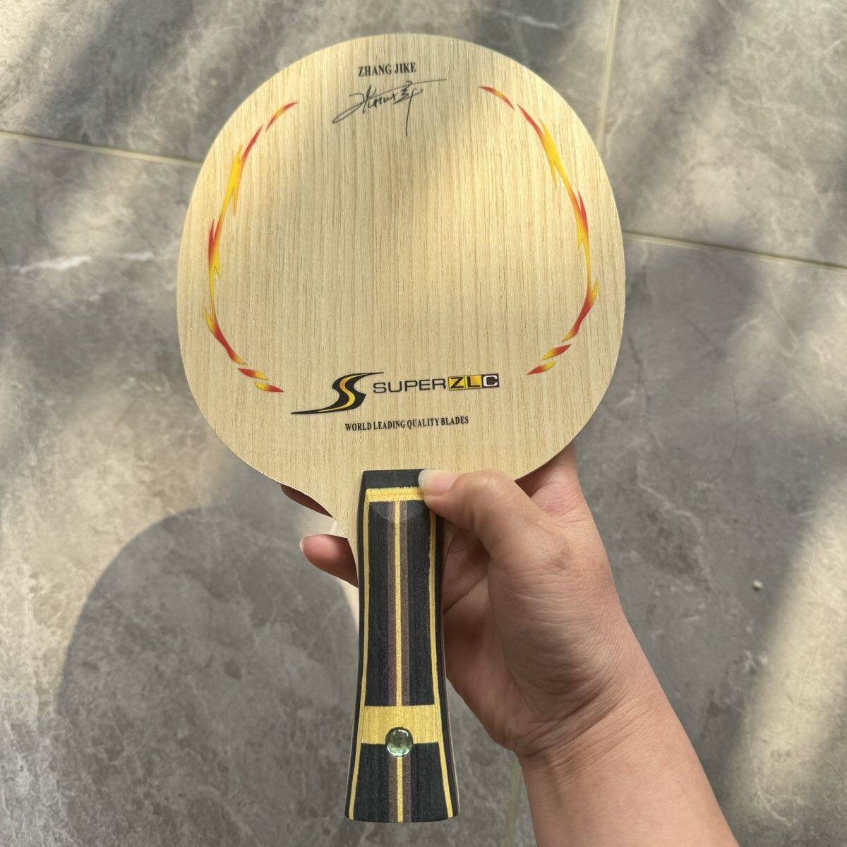 Old Table Tennis racket butterfly Zhang Jike carbon bottom board finished product super ZLC pure wood offensive DIY structure