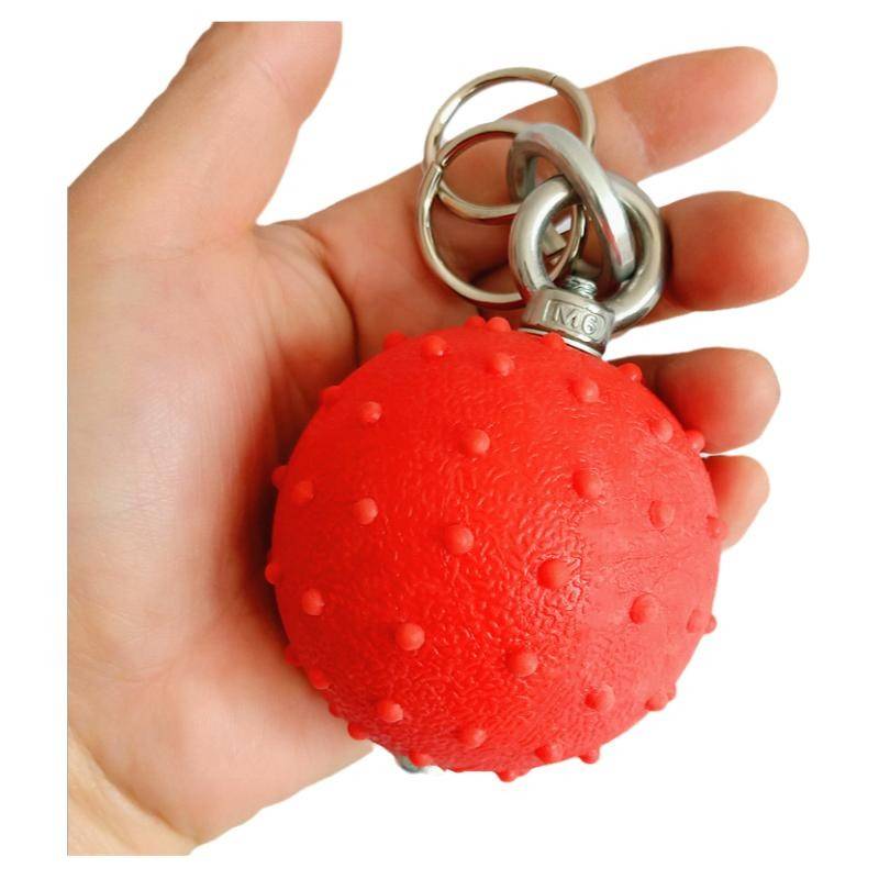 Nine -section whip training rope whistleblows practice hundreds of whip rope pure cotton double -headed snake martial arts soft weapon rubber meteor hammer