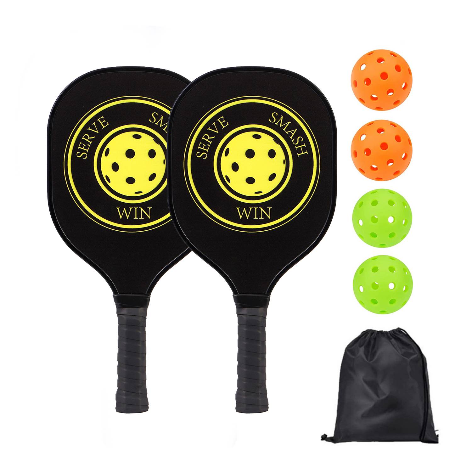 Pickleball racket Yangmu 9 -layer Woodpien Pork racket novice sports training racket set