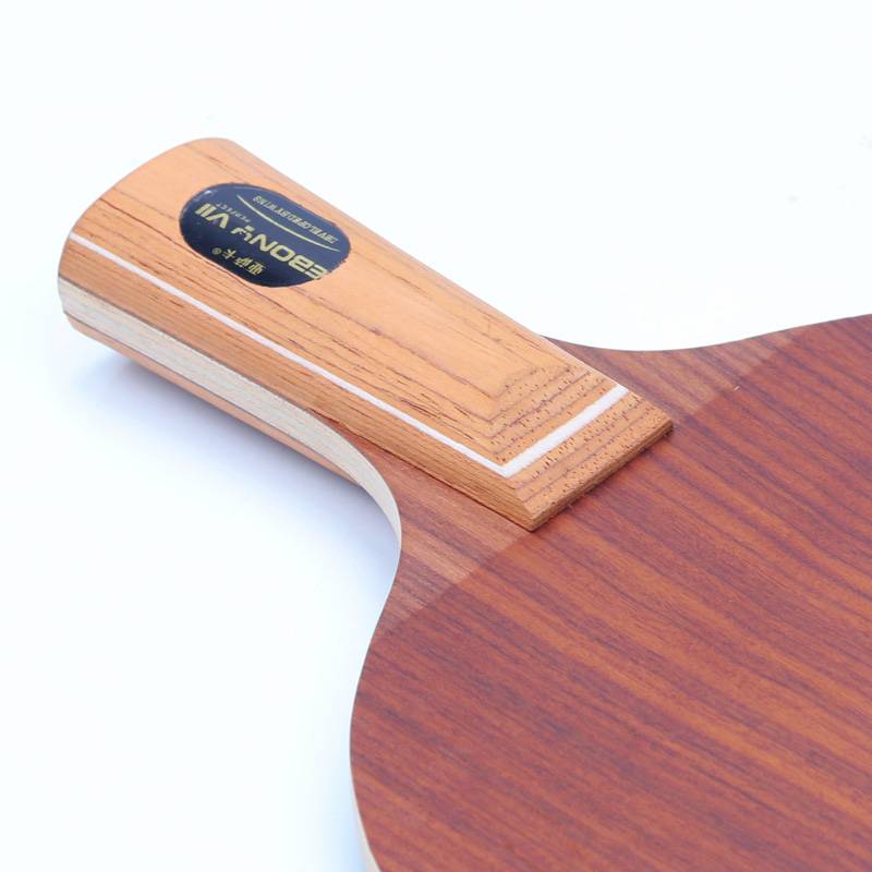 Azaka rose 7 -layer pure wood arc fast -breaking table tennis racket bottom board straight board horizontal version xo