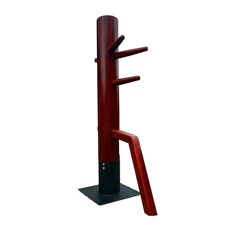 Tongmu Wing Chun Boxing Leaf asked the wooden people's pile iron bottom plate suction cup trace pile simple household vertical pile manufacturer direct sales