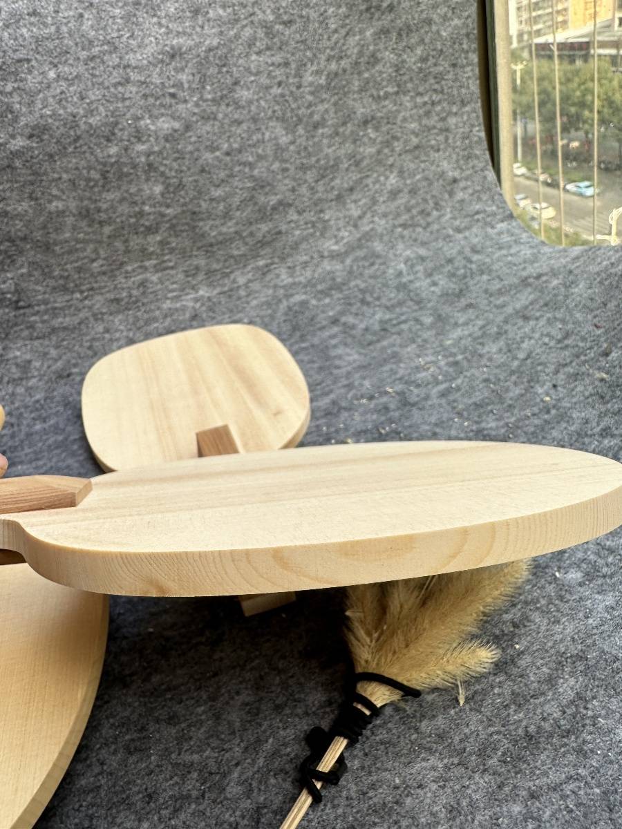 Waiting for foreign products, beautiful crickets, bald wood raw wooden racket table tennis racket bottom board color differential board direct shots