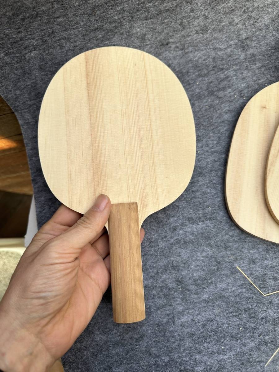 Waiting for foreign products, beautiful crickets, bald wood raw wooden racket table tennis racket bottom board color differential board direct shots
