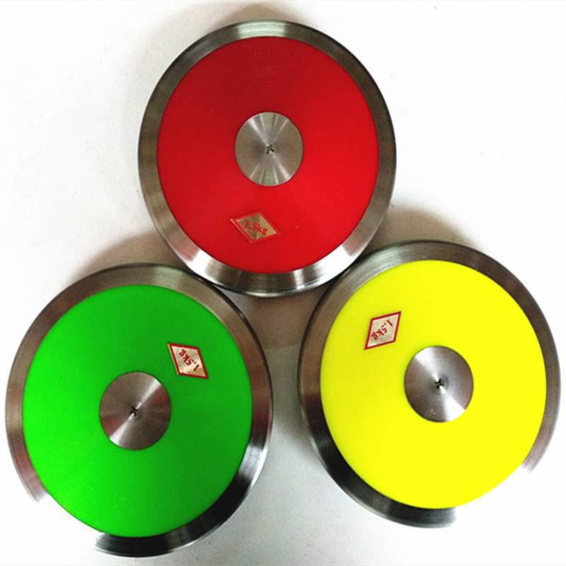Team solid wooden nylon iron cake 1kg1.5kg2kg school sports meeting track and field training competition iron cake