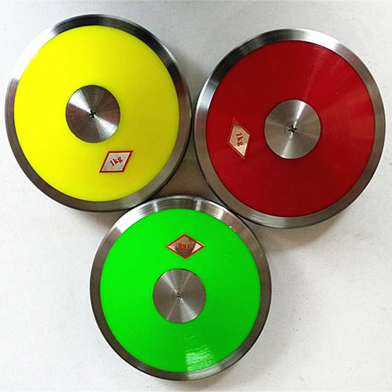 Team solid wooden nylon iron cake 1kg1.5kg2kg school sports meeting track and field training competition iron cake