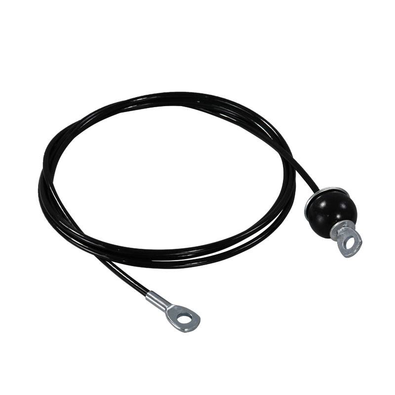 Fitness equipment accessories steel wire rope steel cable household commercial equipment supporting dragon door frame dedicated 6mm wear -resistant black