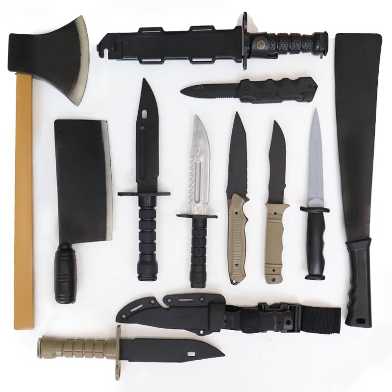 Type 95 Rubber Burst Model Toys Knife Fighting Training Knife Po Knife is suitable for Type 03 Nine -Five Gun