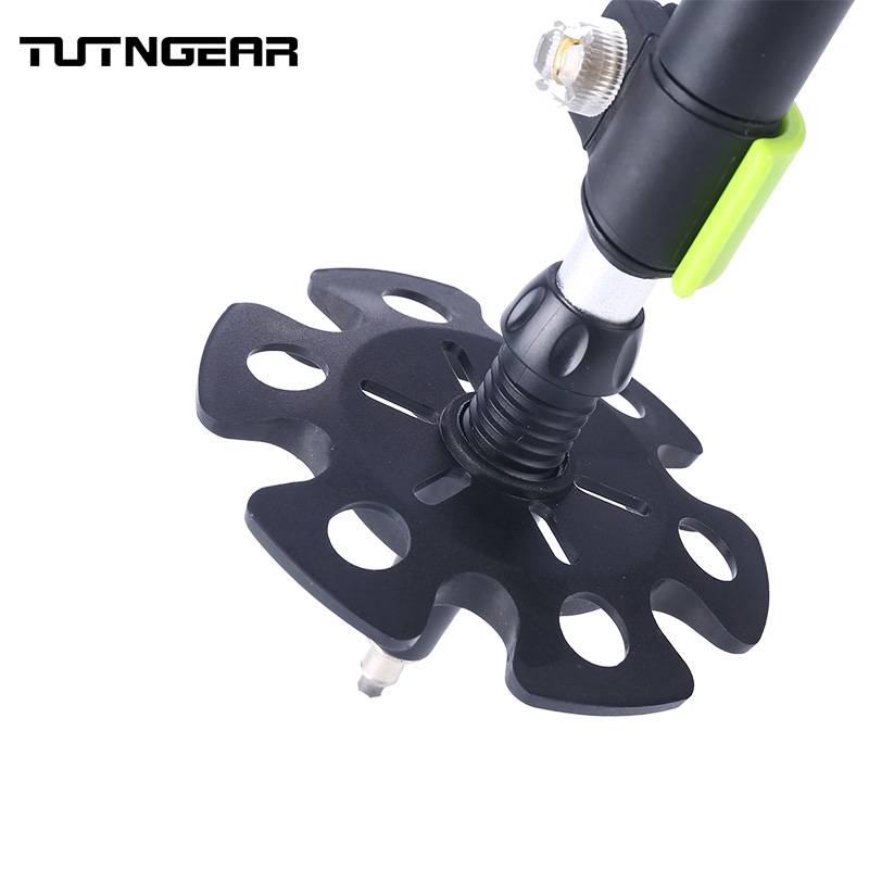 Universal climbing rod foot pad anti -slip pad anti -slip head round rod tip protective rubber set snow todot