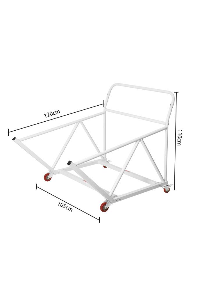 Athletics and field Equipment Motor Modeling Gun Gun Tie Porter Porther Short -Fold Multifunctional Sports Equipment Placement Shelf Transporter