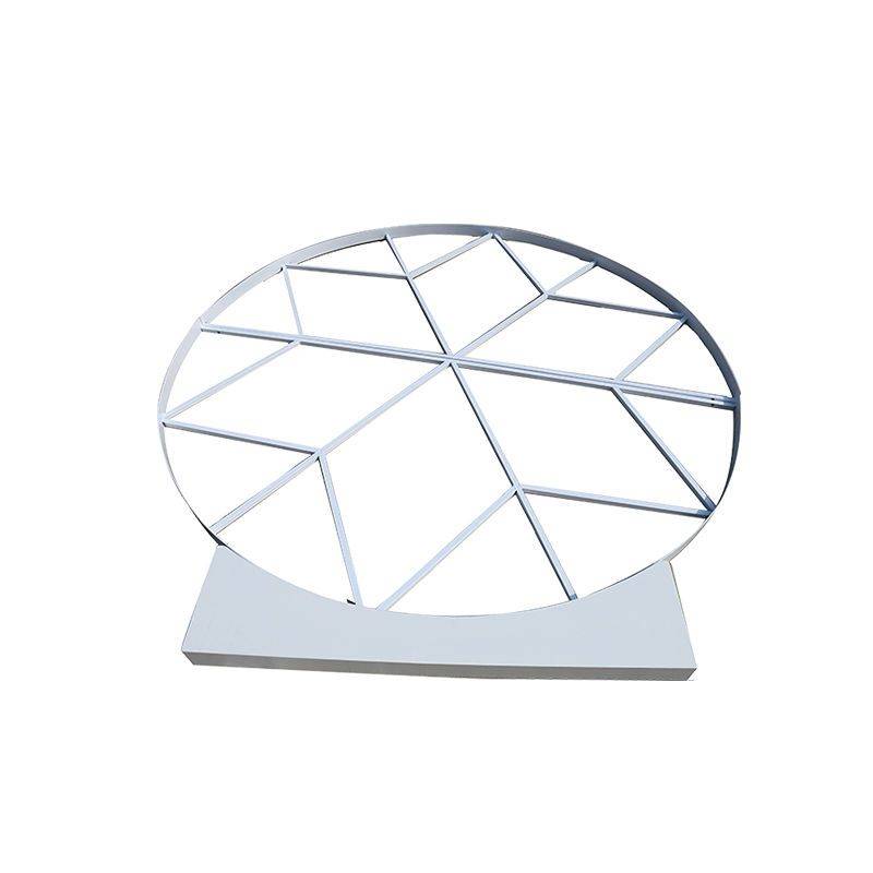 Portable toe plate throwing ring solid wood rectification 2.5m tin canis crescent board iron track and field venue national standard durability
