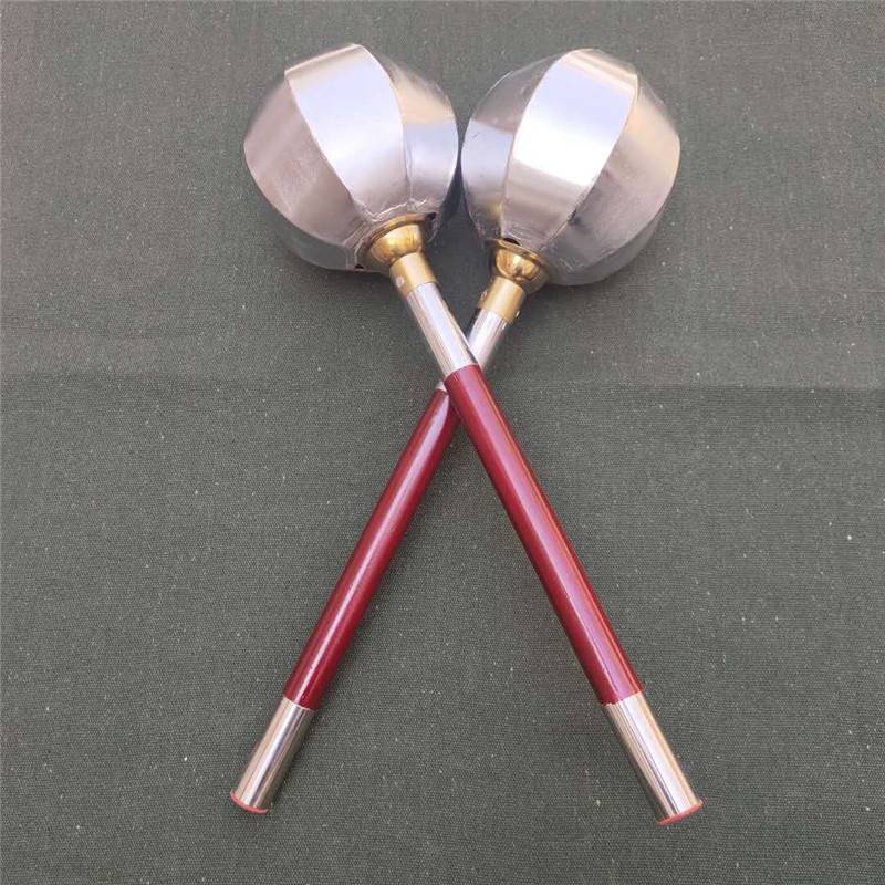 Double Hammer Waterfront Double Hammer Battlefield Double Hammer Wushu Double Hammer Martial Arts Stage Performance Double Hammer Martial Arts Training Double Hammer