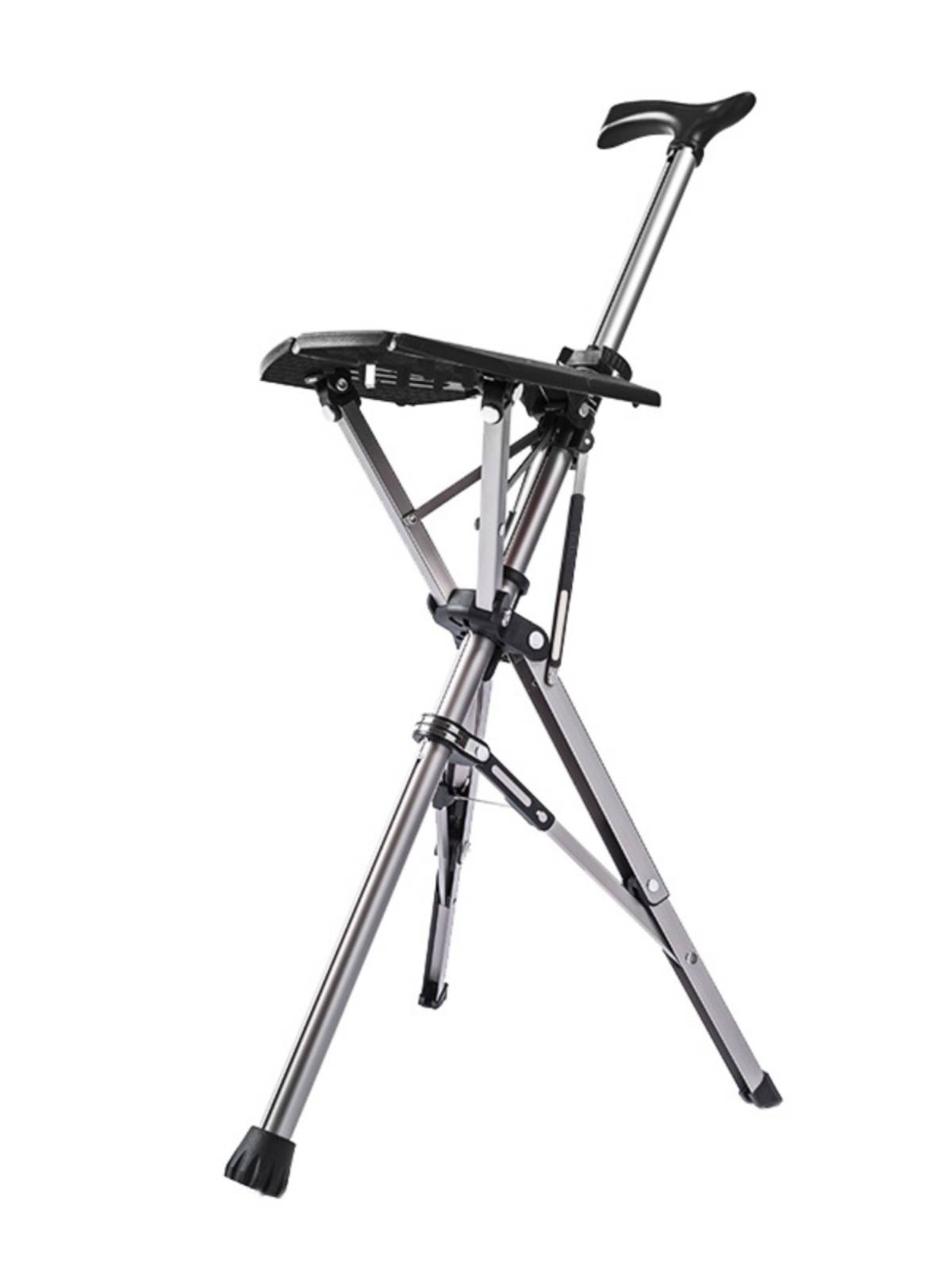 Taiwan TADA Taida Outdoor Folding Mountaineering Stand Capital Chair Subway Lifting Artifact Light Portable Slide