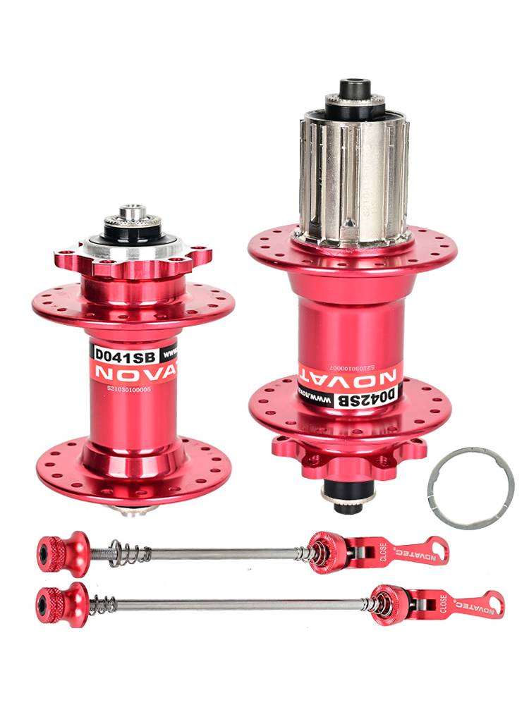 Taiwan NOVATEC Jiuyu/desire flower drum D041/D042SB bicycle mountain car disc brake 28/32/36 hole
