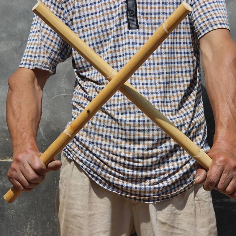 Teng stick short sticks Philippine Wing Chun Boxing Wand in Indonesia imported leather agate natural vine martial arts performers