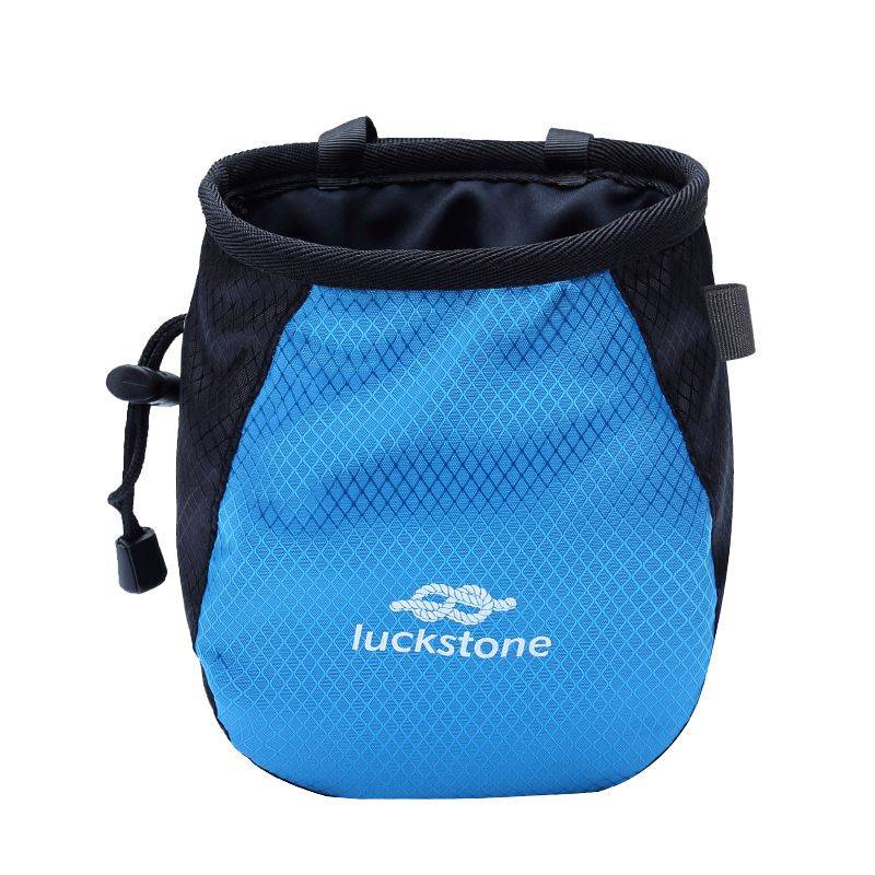 Rock climbing powder bag magnesium powder bag outdoor waist hanging dried hand powder bag single double bar double bar fitting talcum powder storage gymnastics stop slipping