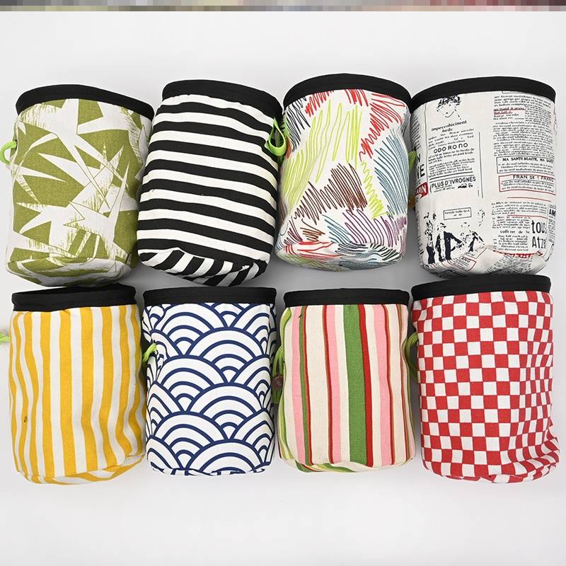 Large opening climbing magnesium powder bag outdoor adult nylon fabric canvas slingshot bomber bombs bomber training dog firewood dogs