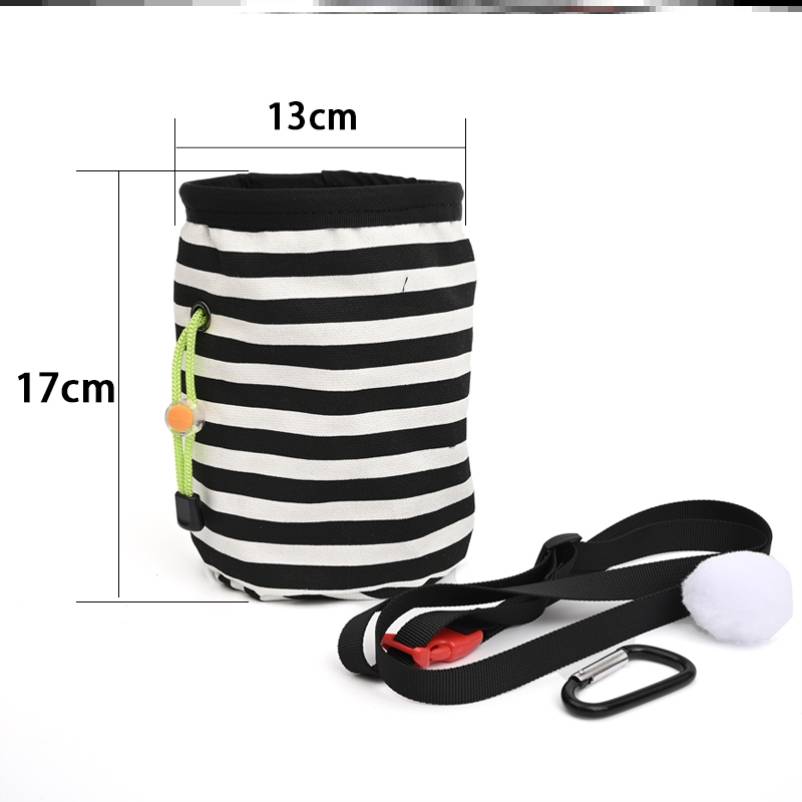 Large opening climbing magnesium powder bag outdoor adult nylon fabric canvas slingshot bomber bombs bomber training dog firewood dogs